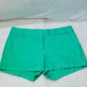 J.Crew Women's Classic Chino Short in Green Size 4